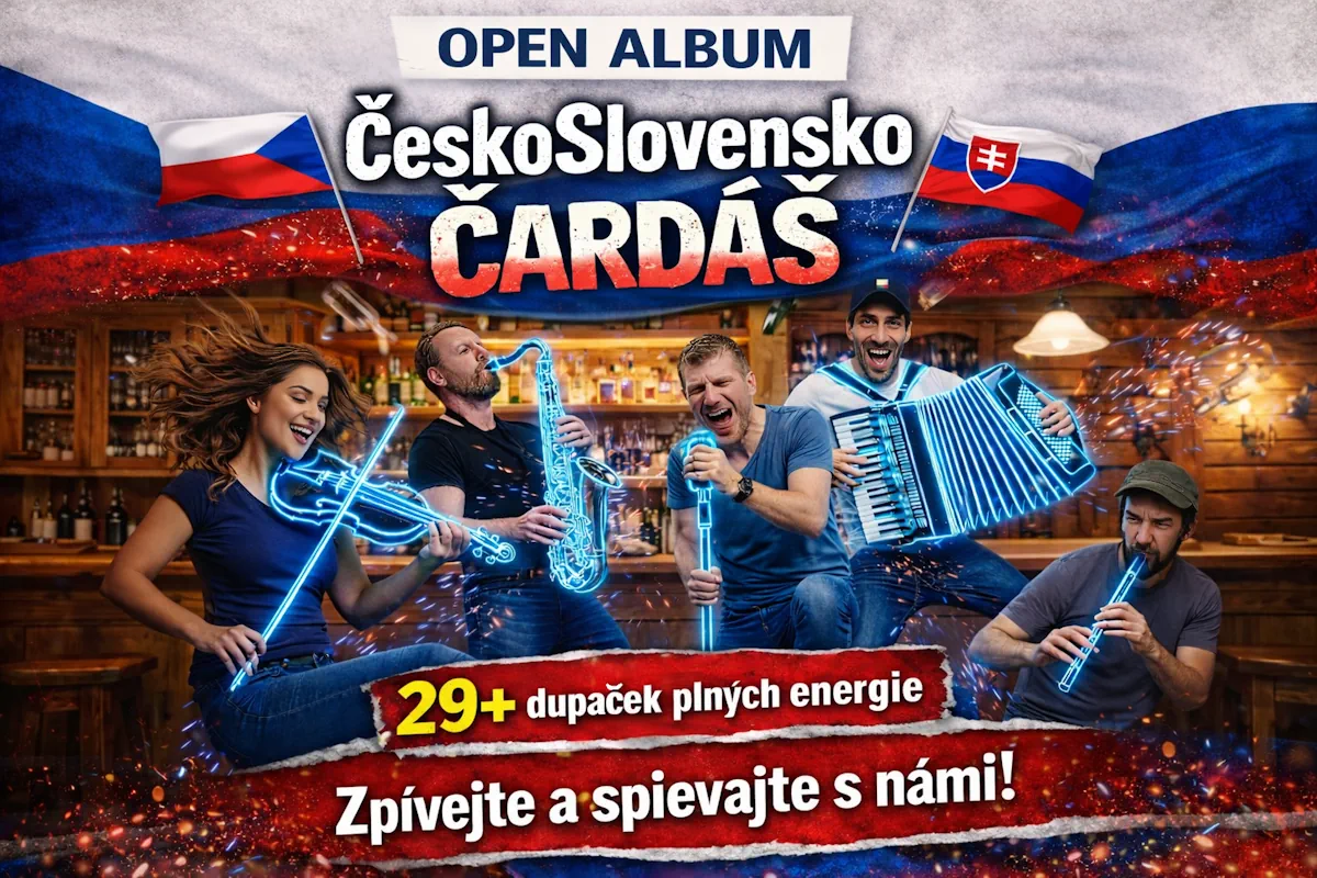 Album ČeskoSlovensko Čardáš - Digital Pilsen - První OPEN ALBUM na světě