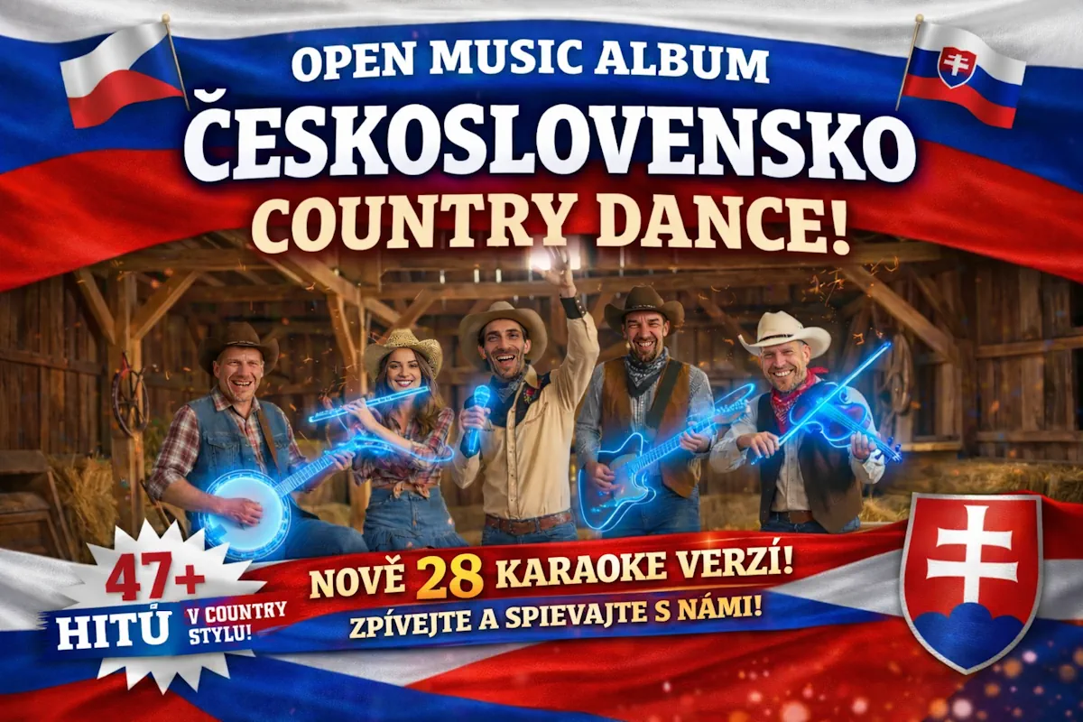 Album ČeskoSlovensko Country Dance - Digital Pilsen - První OPEN ALBUM na světě