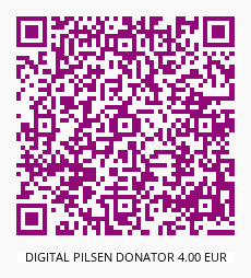 QR kód pro úroveň Donátor EUR