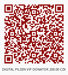 QR kód pro úroveň VIP Donátor CZK