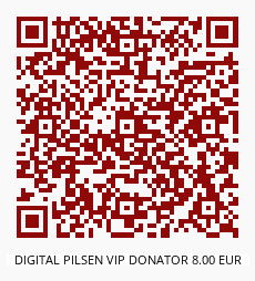 QR kód pro úroveň VIP Donátor EUR