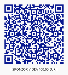 QR kód pro úroveň Sponzor EUR