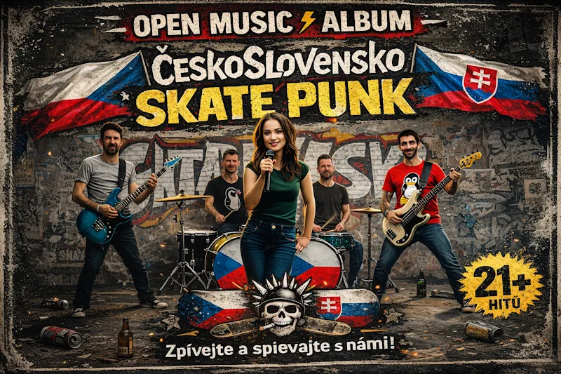 Album ČeskoSlovensko Skate Punk - Digital Pilsen - OPEN ALBUM